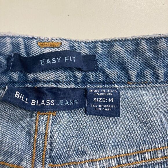 BILL BLASS Vintage Women’s Mom style‎ Jeans Blue Size 14 P Inseam 28 - Picture 7 of 10